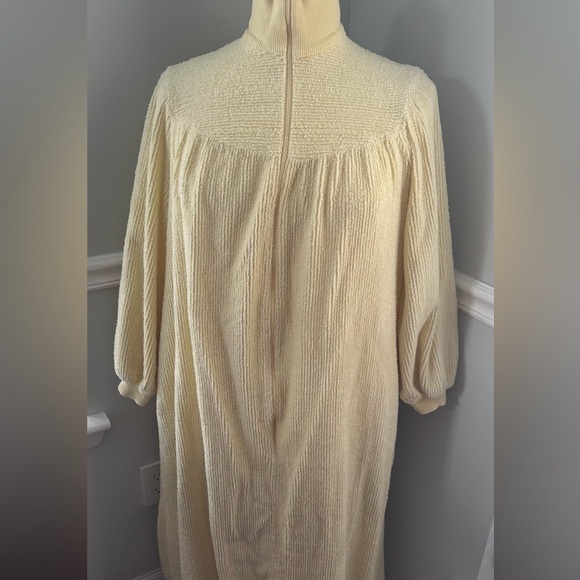 Leisure Life Vintage Terry Cloth Spa Bath Robe 100%Cotton Pockets - Picture 1 of 7